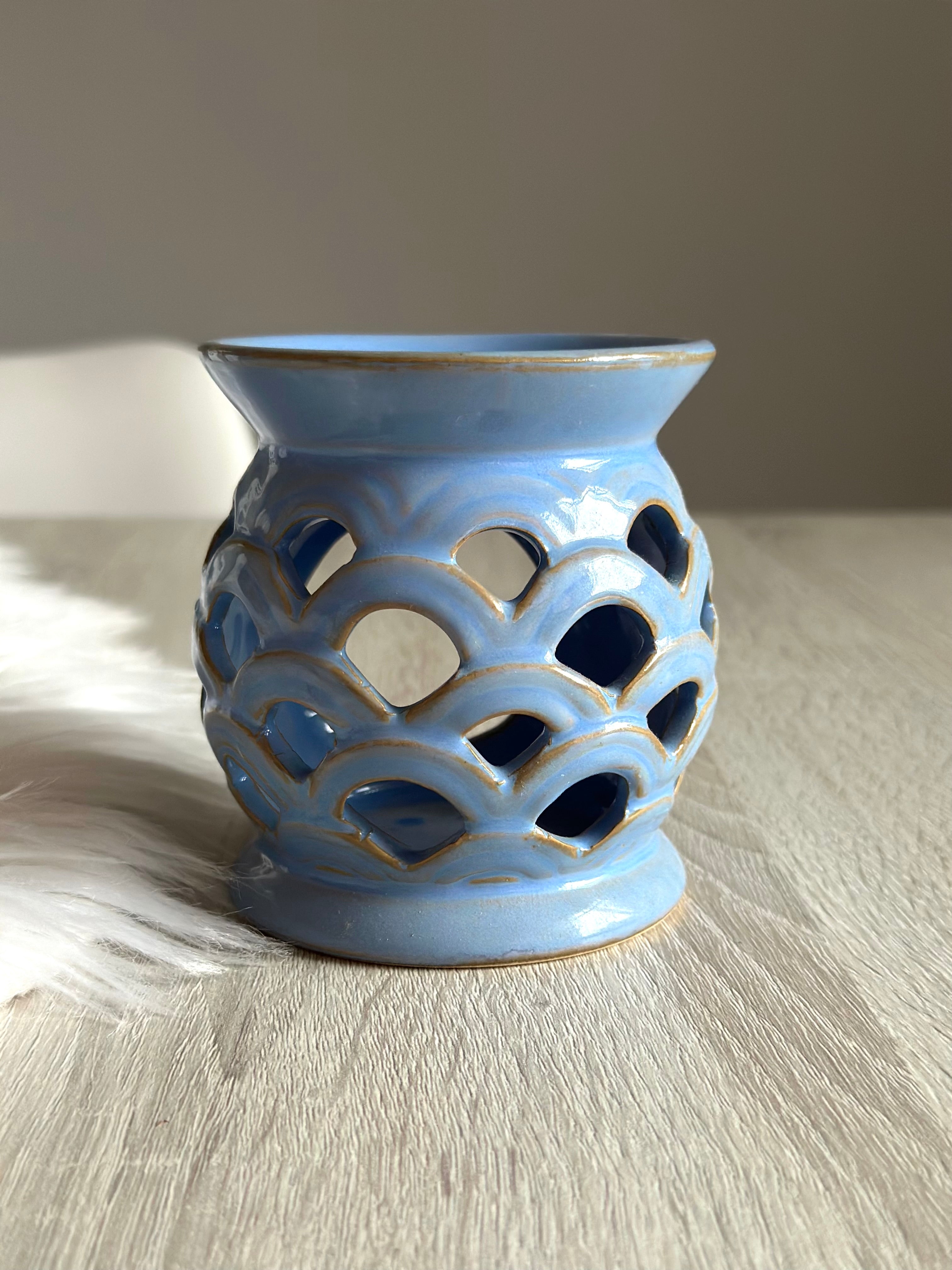 Keramik Ölbrenner blau