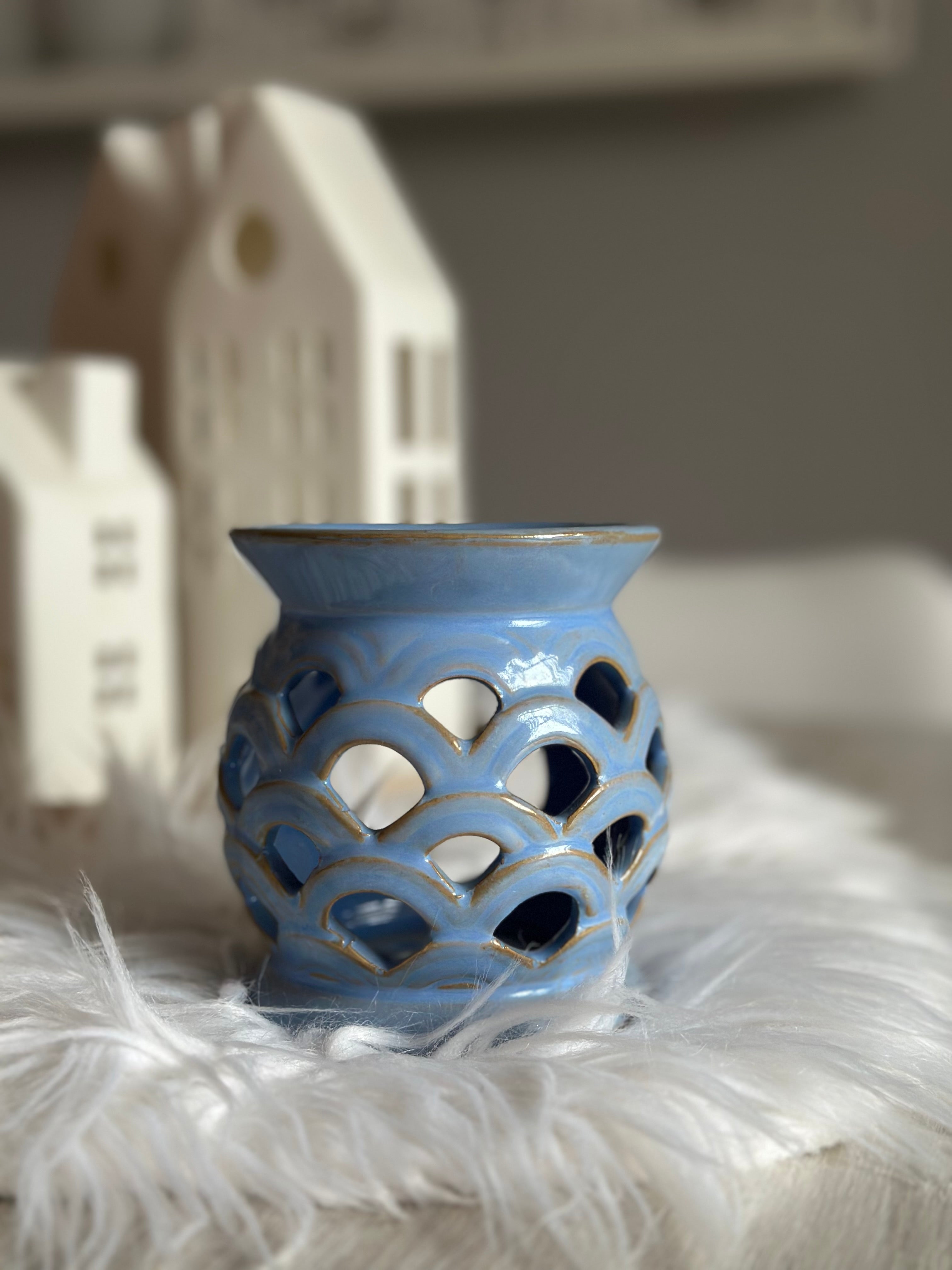 Keramik Ölbrenner blau