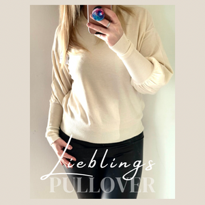 Janinas Lieblings Pullover Creme Gr S, M , L