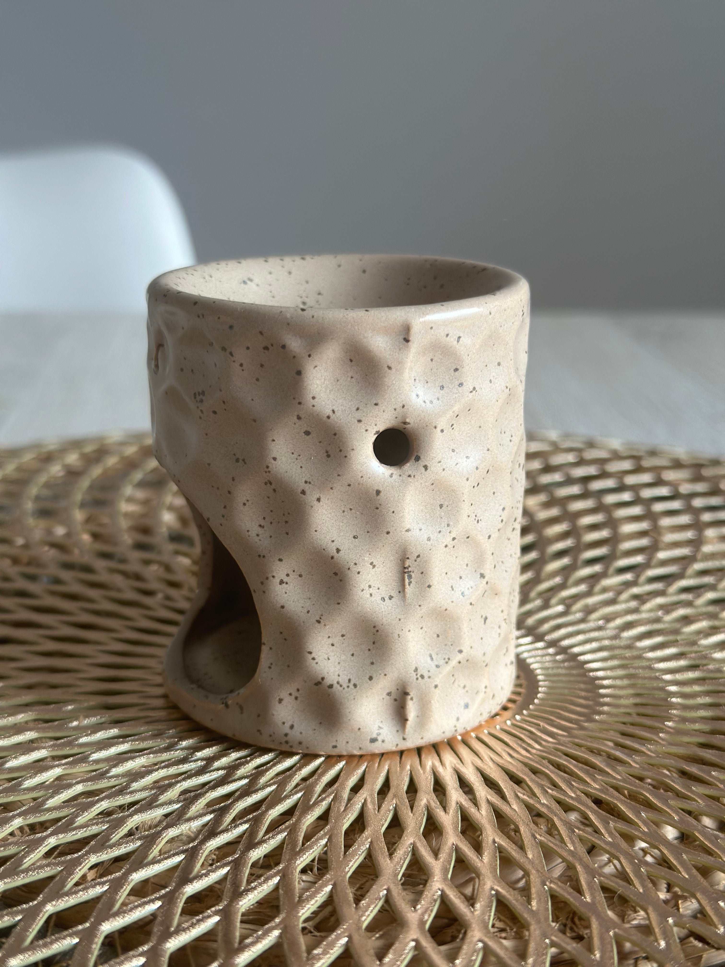 Keramik Ölbrenner Sand Boho